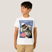 First American Astronaut Space Walk T-shirt (Voorkant volledig)