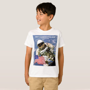 First American Astronaut Space Walk T-shirt