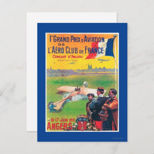 First Aviation Grand Prix Briefkaart (Voorkant / Achterkant)