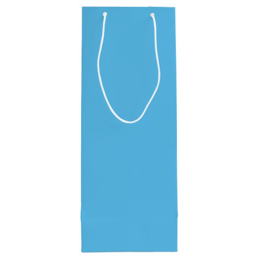 First Baby Blue Boy Wijn Cadeautas (Achterkant)