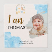 First birthday invitation for the boys of Camp One (Devant)