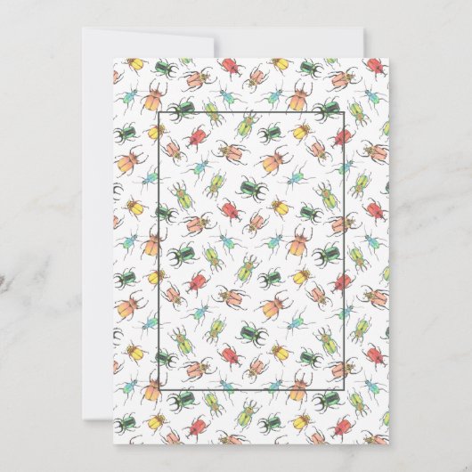 First Birthday Lovebug Photo Invitation (Dos)