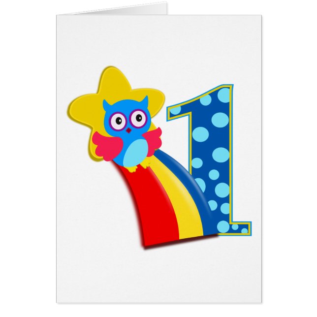 First Birthday Owl (Voorkant)
