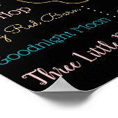 First Birthday Party Poster Flowers Sign (Hoek)