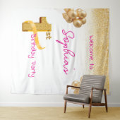 First Birthday Tapestry Wandkleed (In Situ (horizontaal))