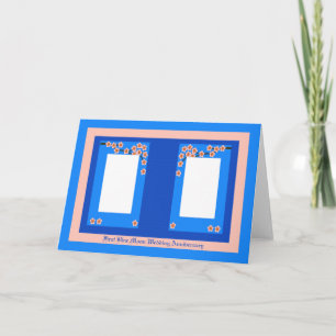 First Blue Moon Wedding Jubileum Kaart