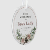 First Christmas as a Boss Lady Name Year (devant)