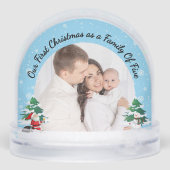 First Christmas as a Family of Five Custom 2 Photo (Arrière)