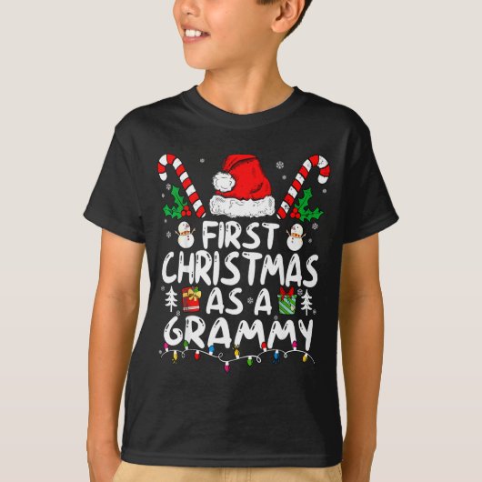 First Christmas As A Grammy New Grammy T-shirt (Voorkant)