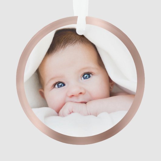First Christmas as Grandma Photo Keepsake Ornament (achterkant)