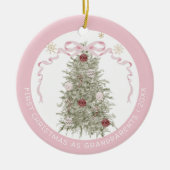 First Christmas as Grandparents Keramisch Ornament (Voorkant)