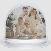 First Christmas Family Photo Script Minimal Name (Avant)