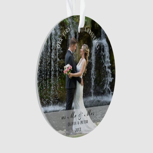 First Christmas Married as Mr. & Mrs. (devant)