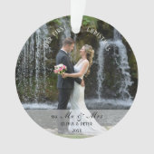 First Christmas Married as Mr. & Mrs. (devant)