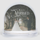 First Christmas Married Mr & Mrs Couples Photo (Arrière)