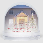 First Christmas New Home Photo Red Script 2025 (Arrière)
