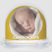 First Christmas Newborn Baby Gold (Arrière)