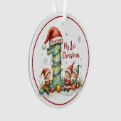 First Christmas Ornament – Elves (devant)