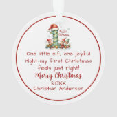 First Christmas Ornament – Elves (dos)