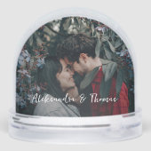 First Christmas Together Couple 2 Photos Keepsake (Arrière)