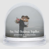 First Christmas Together photo Snow Globe Sneeuwbol (Voorkant)
