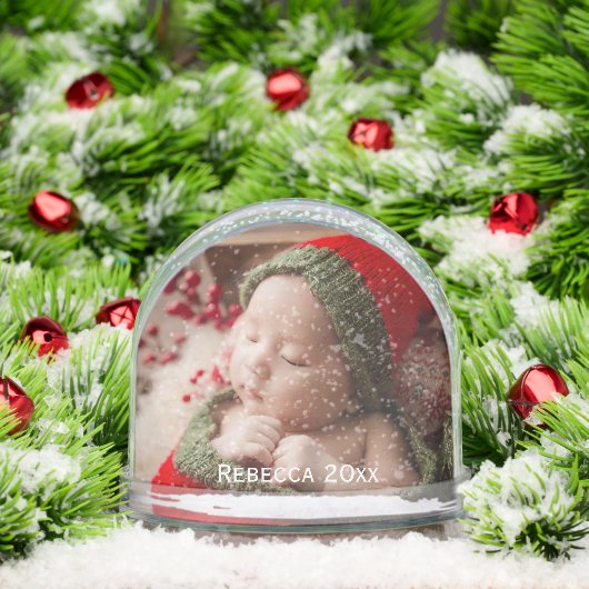 First Christmas winter berries Snow Globe (Noël)