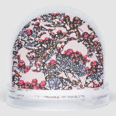 First Christmas winter berries Snow Globe (Arrière)