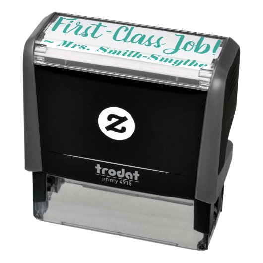 "First-Class Job!" + Rubber Stempel Tutor (Product)