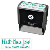"First-Class Job!" + Rubber Stempel Tutor (In situ)