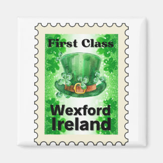 First Class Wexford Ireland Stamp Magneet
