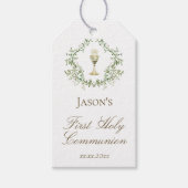 First Communion  Cadeaulabel (Voorkant)