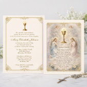 First Communion Invitation Anima Christi