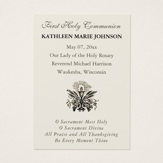 First  Communion Jesus Angels Floral  (Dos)