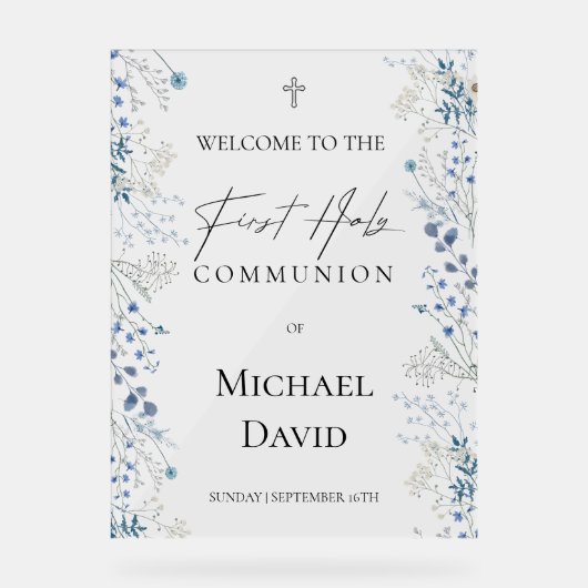 First Communion welcome (Recto)