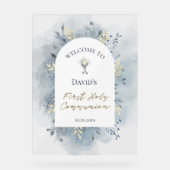First Communion welcome Acrylic Sign (Recto)