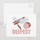 First Cut Deepest Briefkaart (Voorkant / Achterkant)