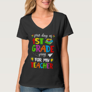 First Day Of 1st Grade Back To School Team 1st Gra T-shirt