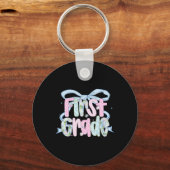 First Day Of First Grade Floral Bundle For Teacher Sleutelhanger (Voorkant)