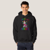 First Day Of Homeschool Unicorn Back To School Hoodie (Voorkant volledig)