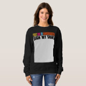 First day of Kindergarten Sign My  Last Day of Sch Trui (Voorkant volledig)