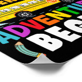 First Day Of School Pre K Teacher Student Kids Poster (Hoek)