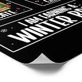 First Educate Then Celebrate Winter Break Christma Poster (Hoek)