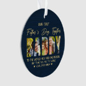 First Father’s Day with Daddy – Custom Photo Gift (devant)