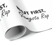 First Gangsta Rap Cadeaupapier (Rol Hoek)