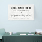 First Generation College Afstuderen Klasse 2022 Ba Spandoek (Beurs)