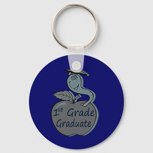 first.grade.afstuderen.appel sleutelhanger (Voorkant)