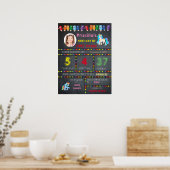 First Grade Kindergarten, bord-bordfoto Poster (Keuken)