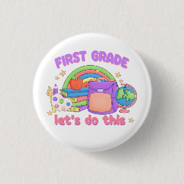 First Grade Let's Do This Ronde Button 3,2 Cm