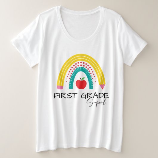First GRADE Squad Rainbow enseignant école (Design devant)