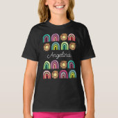 First Grade Squad Rainbow & Suns Terug naar school T-shirt (Voorkant)